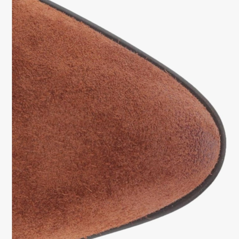 Naturalizer womens Fae High Shaft Saddle Tan Wide Calf Woman's Size 6.5 - Picture 4 of 8
